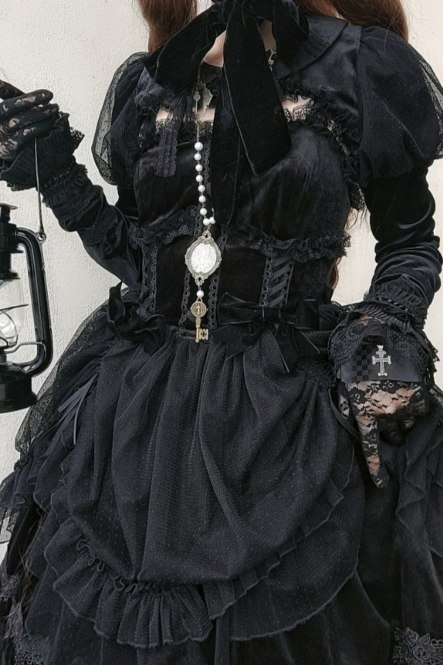 Gothic Chic Doll Lolita Dress + Short Jacket