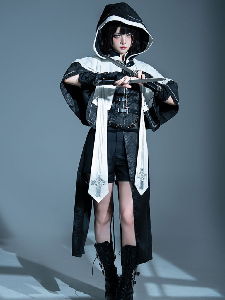 [Deadline for reservation: April 29th] Dark Gothic Mysterious Man Lolita Set