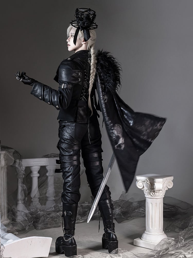 【6月8日预售截止】幻夜暗黑哥特王子西装全套（带披风外套+上衣+裤子）