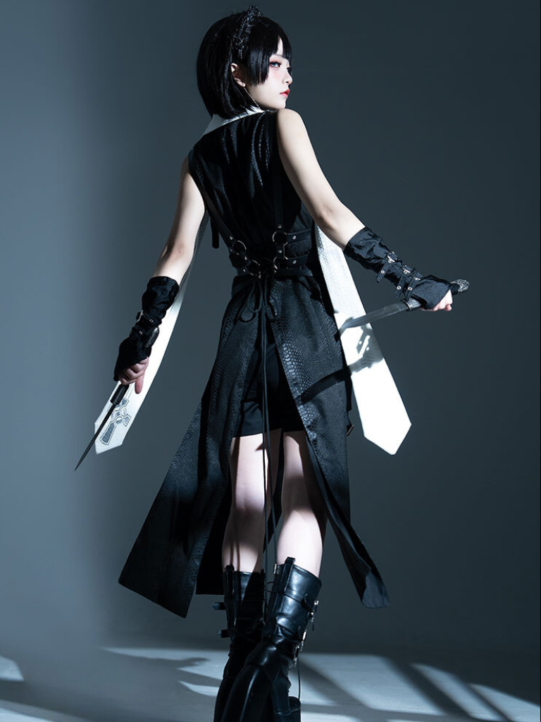 [Deadline for reservation: April 29th] Dark Gothic Mysterious Man Lolita Set