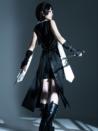 [Deadline for reservation: April 29th] Dark Gothic Mysterious Man Lolita Set