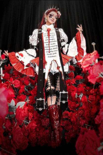 [Date limite de précommande : 19 septembre] Accessoires de col gothique à perles Crimson Claw de la série gothique sombre Decadent (type broderie / type 3D)