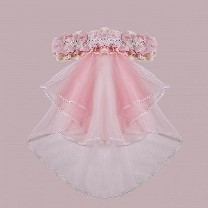 【2月26日予約締切】ラビングスノーピンクロリータロマンティックドレス＋フルセットA/B