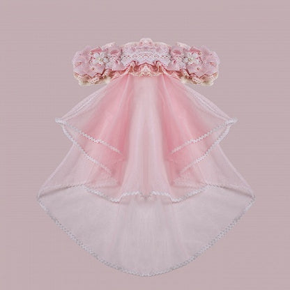 【2月26日予約締切】ラビングスノーピンクロリータロマンティックドレス＋フルセットA/B