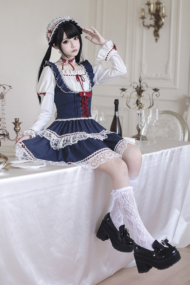 Snow White Snow White Juliet Sleeve Dress + Accessories