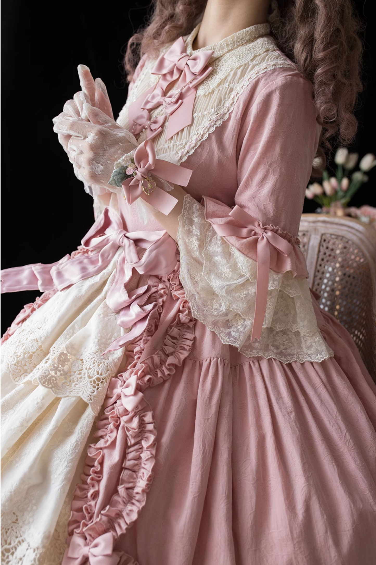 エレガントプリンセススリーブロリータドレス