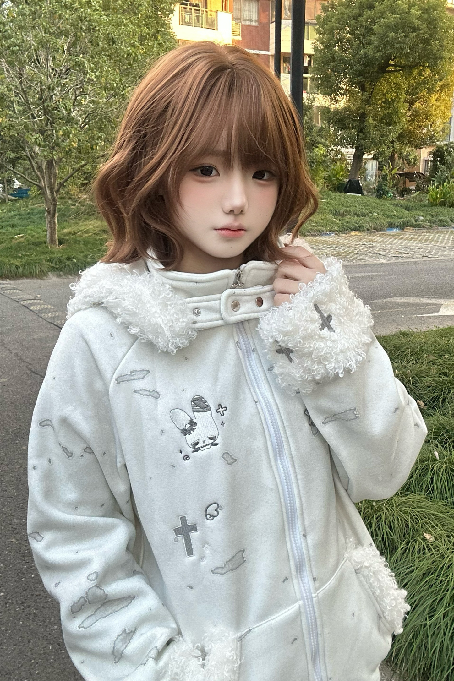 ファーイヤーフードサブカルジャケット