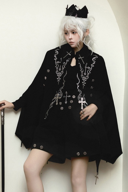 エターナルナイトゴシックケープ+トップス+パンツ