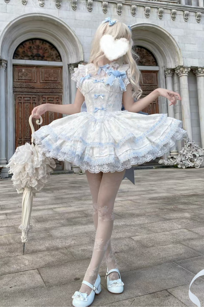 ローズスイートピュアプリンセスドレス+シアーインナー