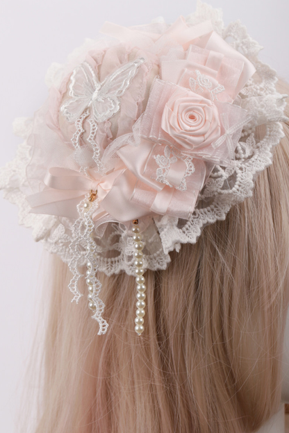 Milk Pink Lace Headband