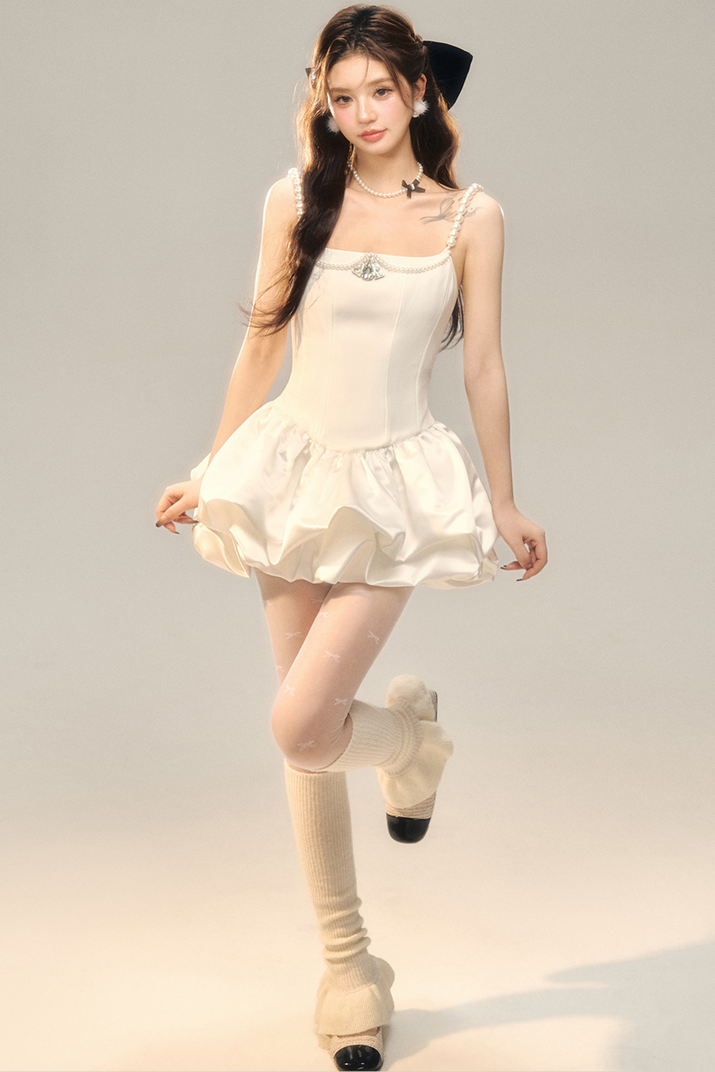 Waltz Balloon Camisole Dress