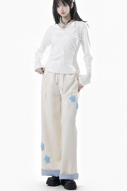 スターワッペンスウェットパンツ