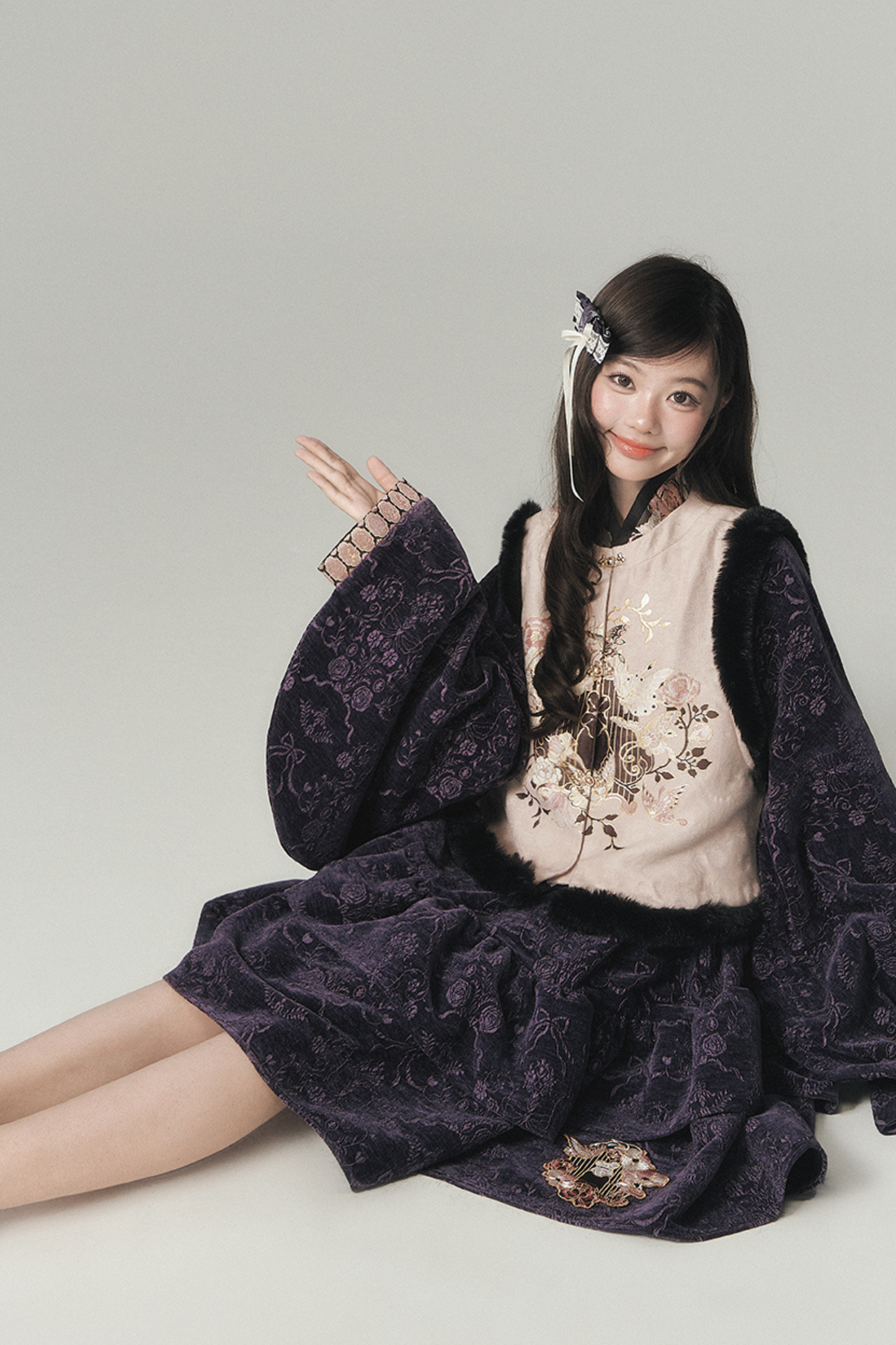 Dark Girl China Dress + Vest