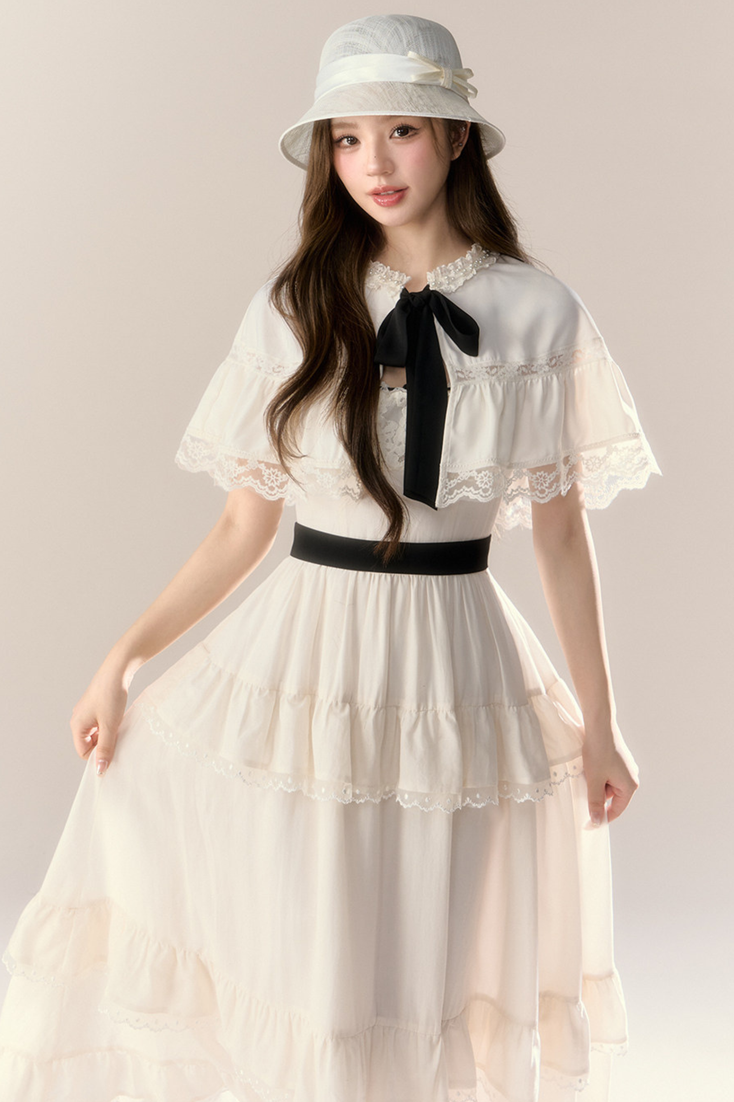 ヴェリービューティフルティアードドレス