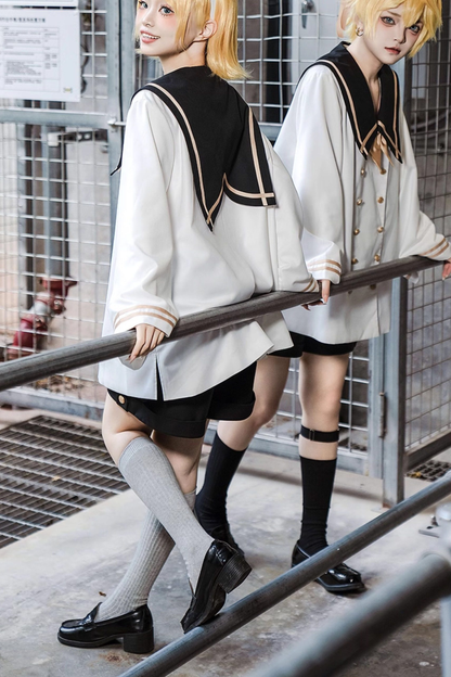 Prince Big Sailor Top + Pants + Beret + Tie + Socks