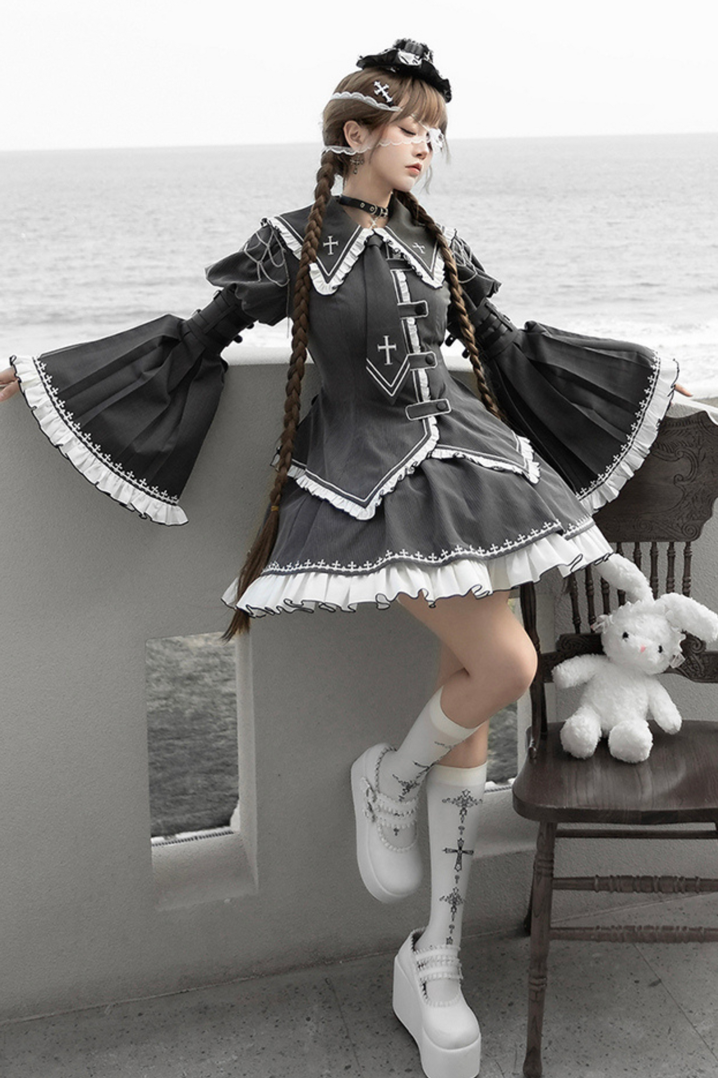 Princess Sleeve Gothic Lolita Skirt + Jacket