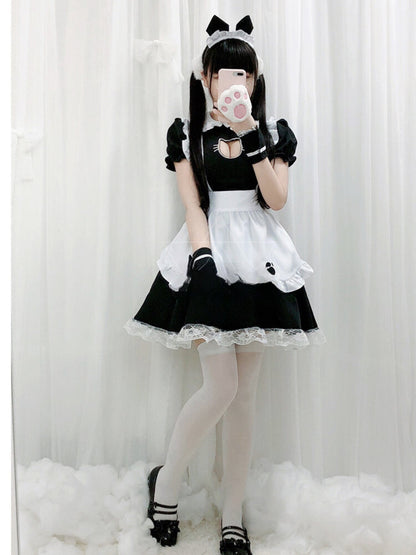 Japanese Light Lolita Maid Dress Set