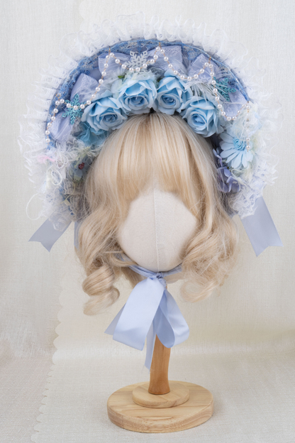 ローズティーパーティーロリータボンネット