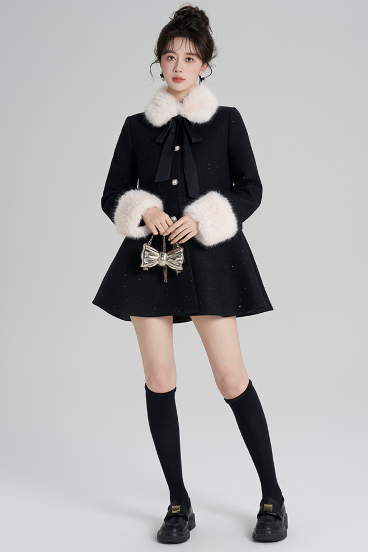 フレンチウールンファーコラルコート