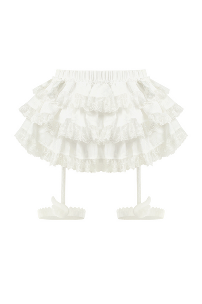 猫耳レースフードパーカー+ケーキスカート