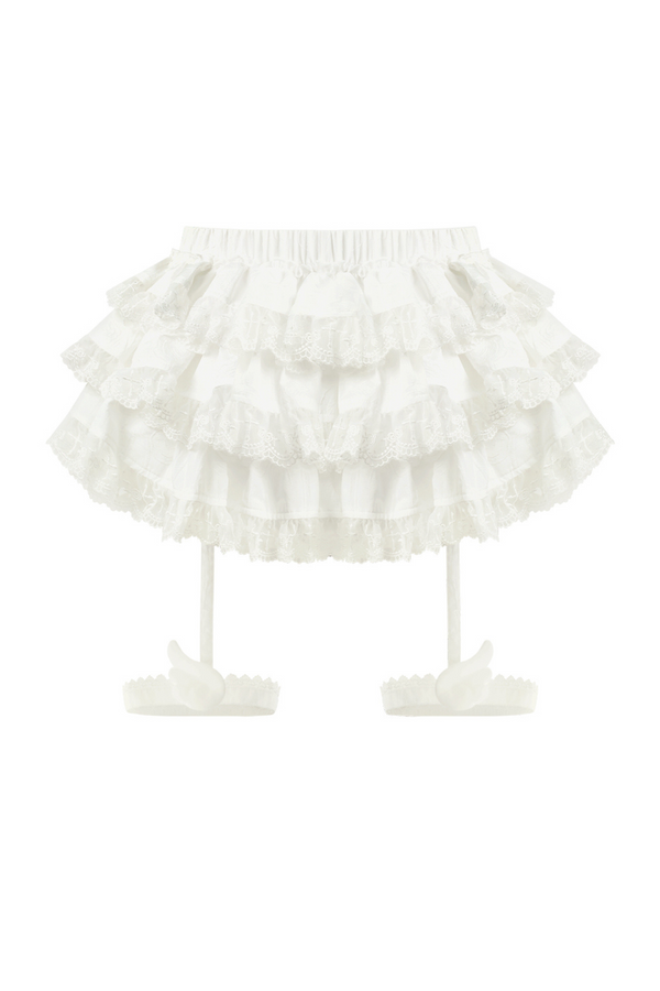 猫耳レースフードパーカー+ケーキスカート