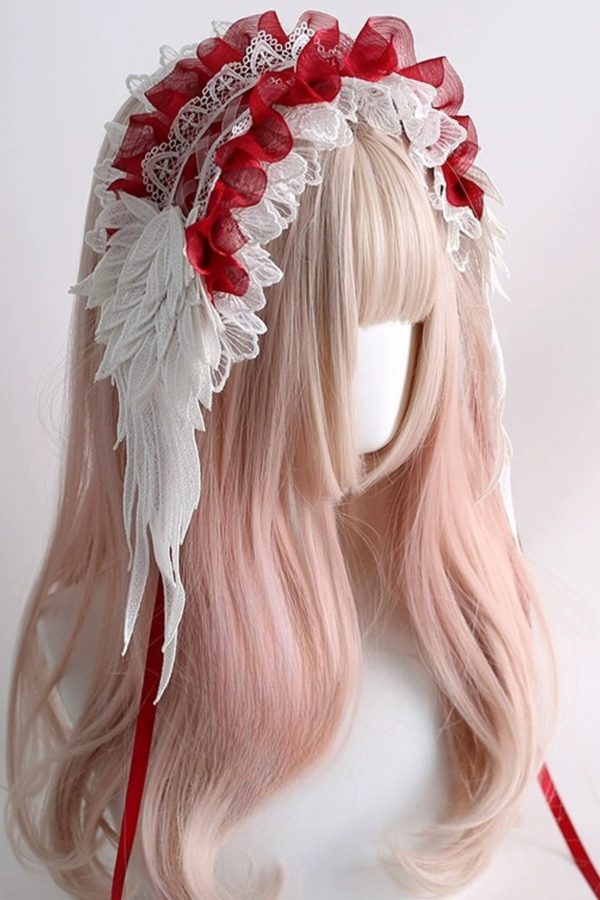 Gorgeous feather Lolita hair accessories