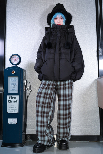 White Duck Hooded Down Jacket