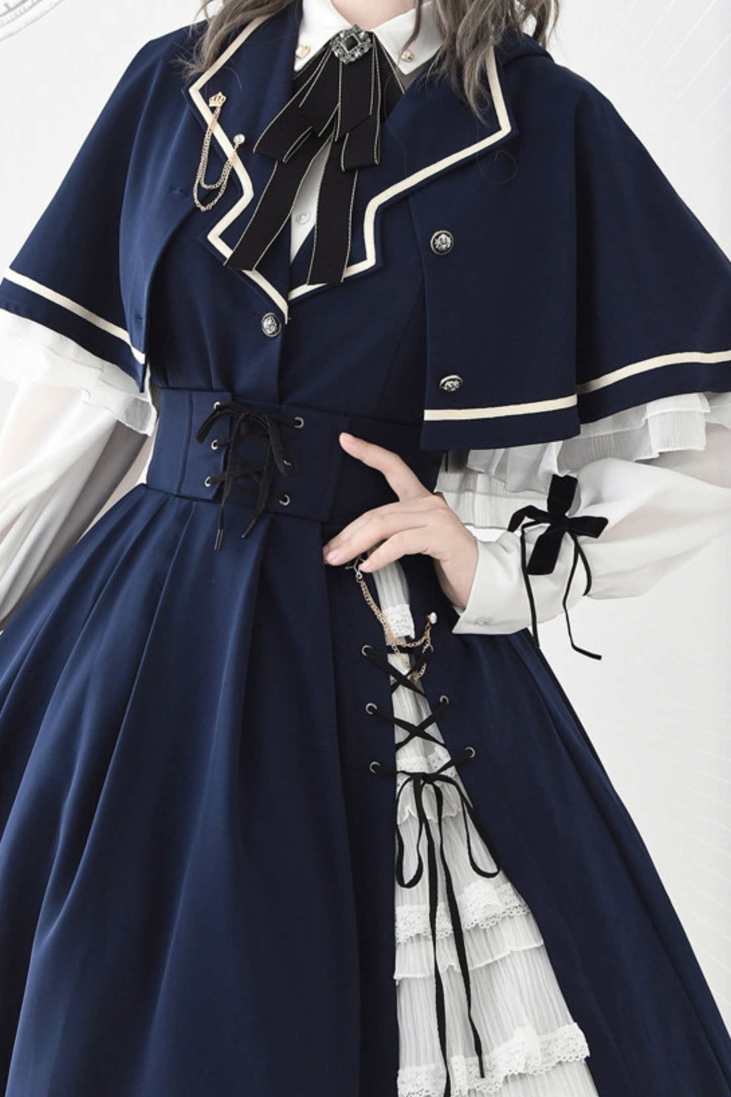 Western Fantasy Cloak Vest + Cape + Skirt + Shirt