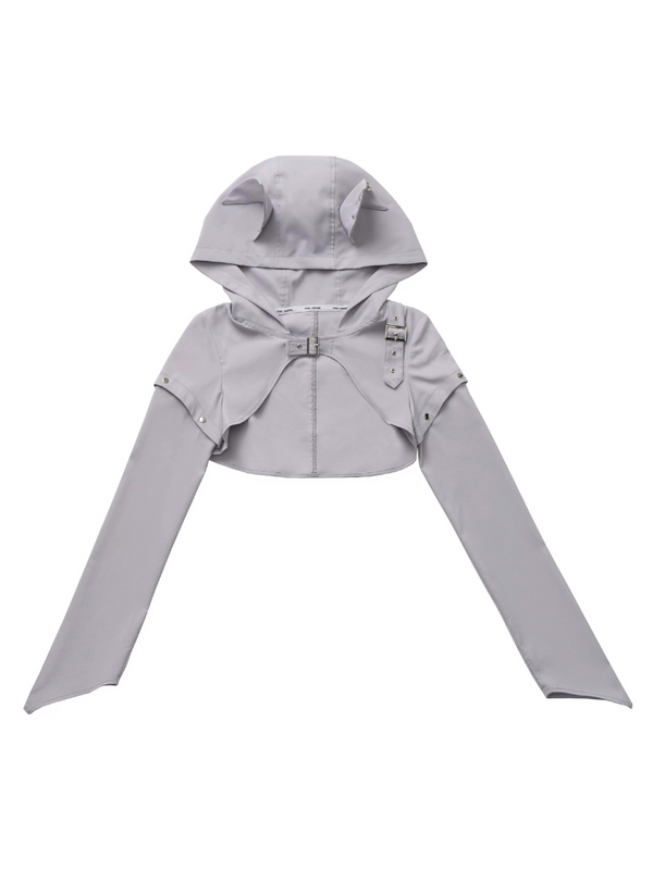 Camouflage Wolf Original Design Hoodie Detachable Sleeve Suit