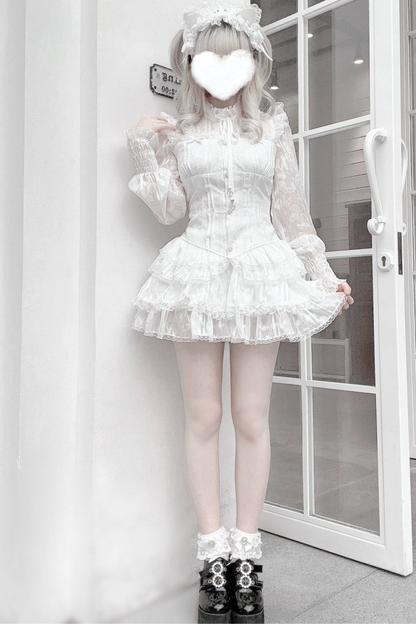 レースドレス+インナーパンツ