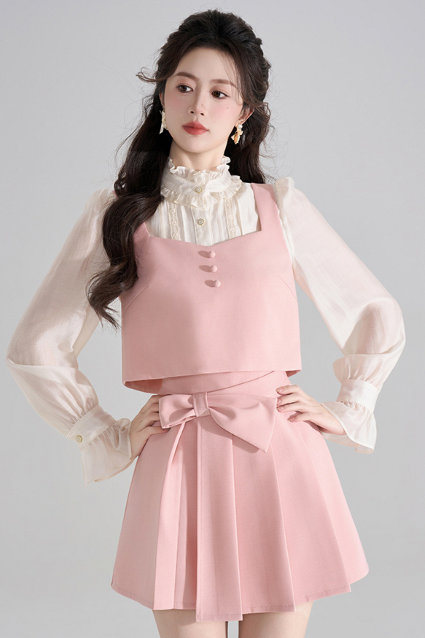 Ensemble Top + Flare Skirt