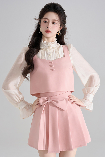 Ensemble Top + Flare Skirt