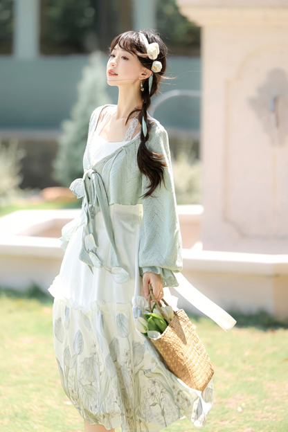 Neverless Island Slip Dress + Top