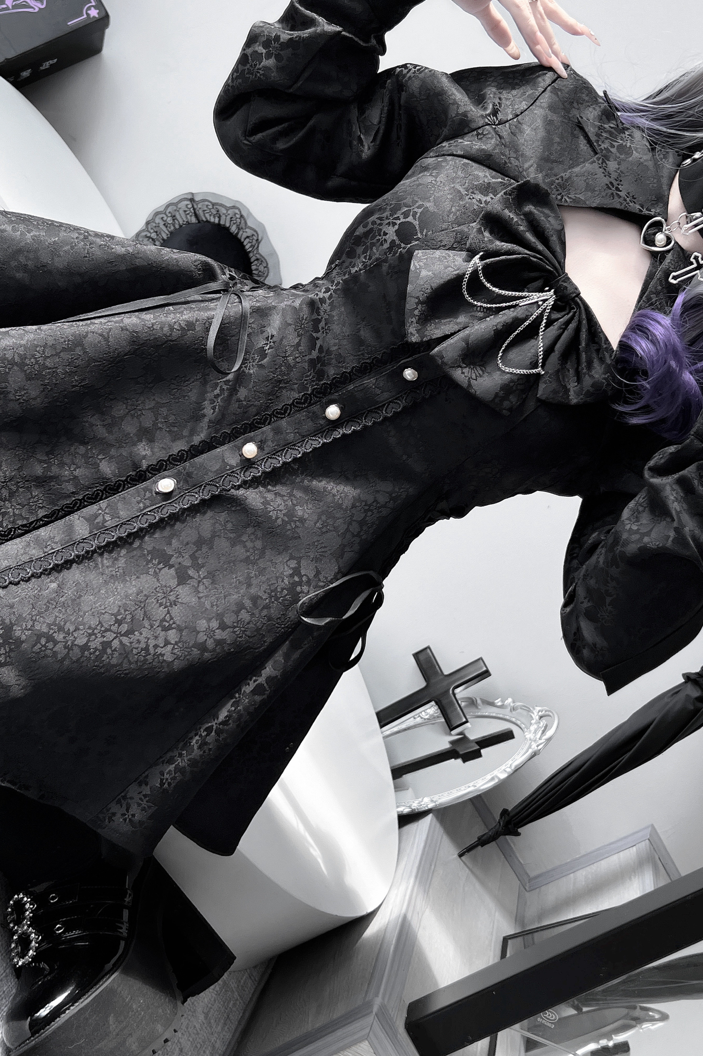 Witch Lace Dark Dress