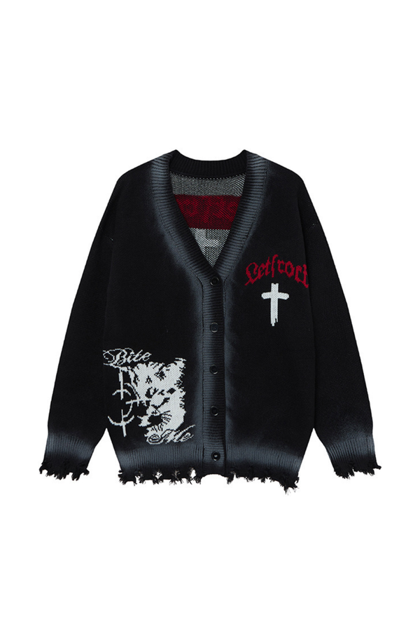 ナイトローズニットカーディガン