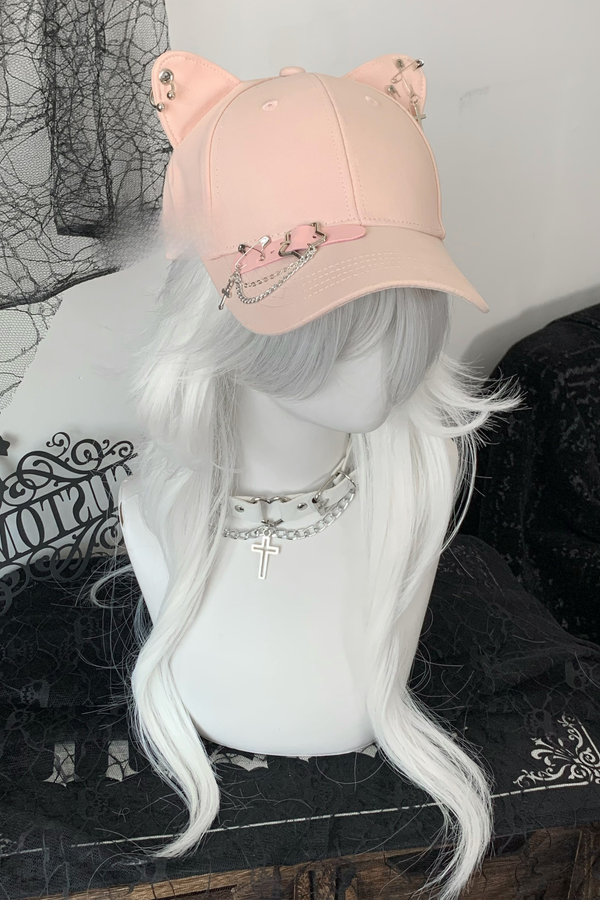 Cat Ear Metal Baseball Cap