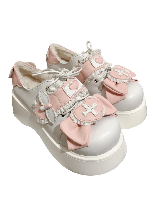 Love Medical Band-Aid Platform Shoes