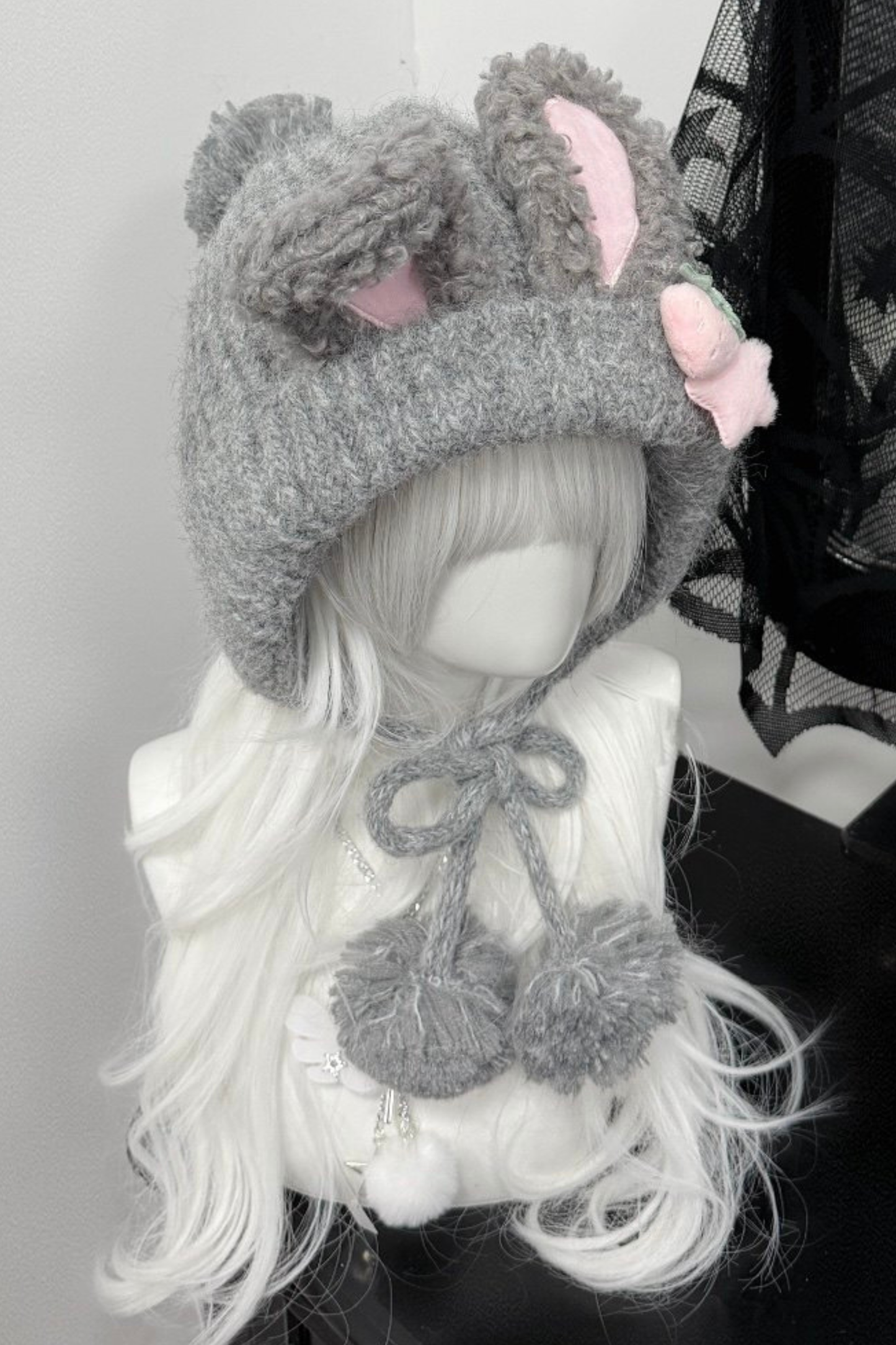 Rabbit Ear Knit Hat