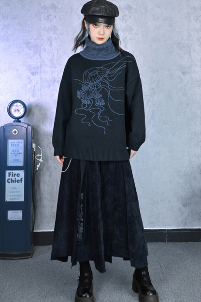 Retro Turtleneck Sweater