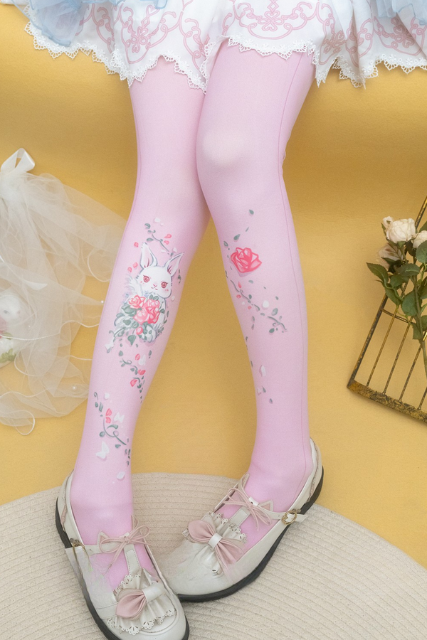 Dream Sweet Flower Lolita Tights