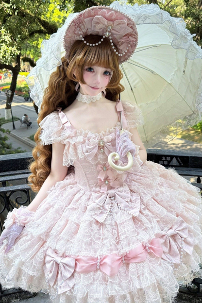 프릴 프린세스 로리타 드레스
