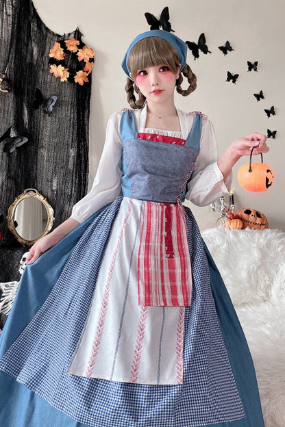 Alice Beer Girl Maid Cosplay Dress