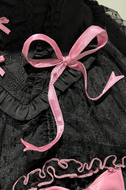 【3月10日予約締切】キャンディハートビートロリータシャツ+ジャンパースカート+ハット+リボン