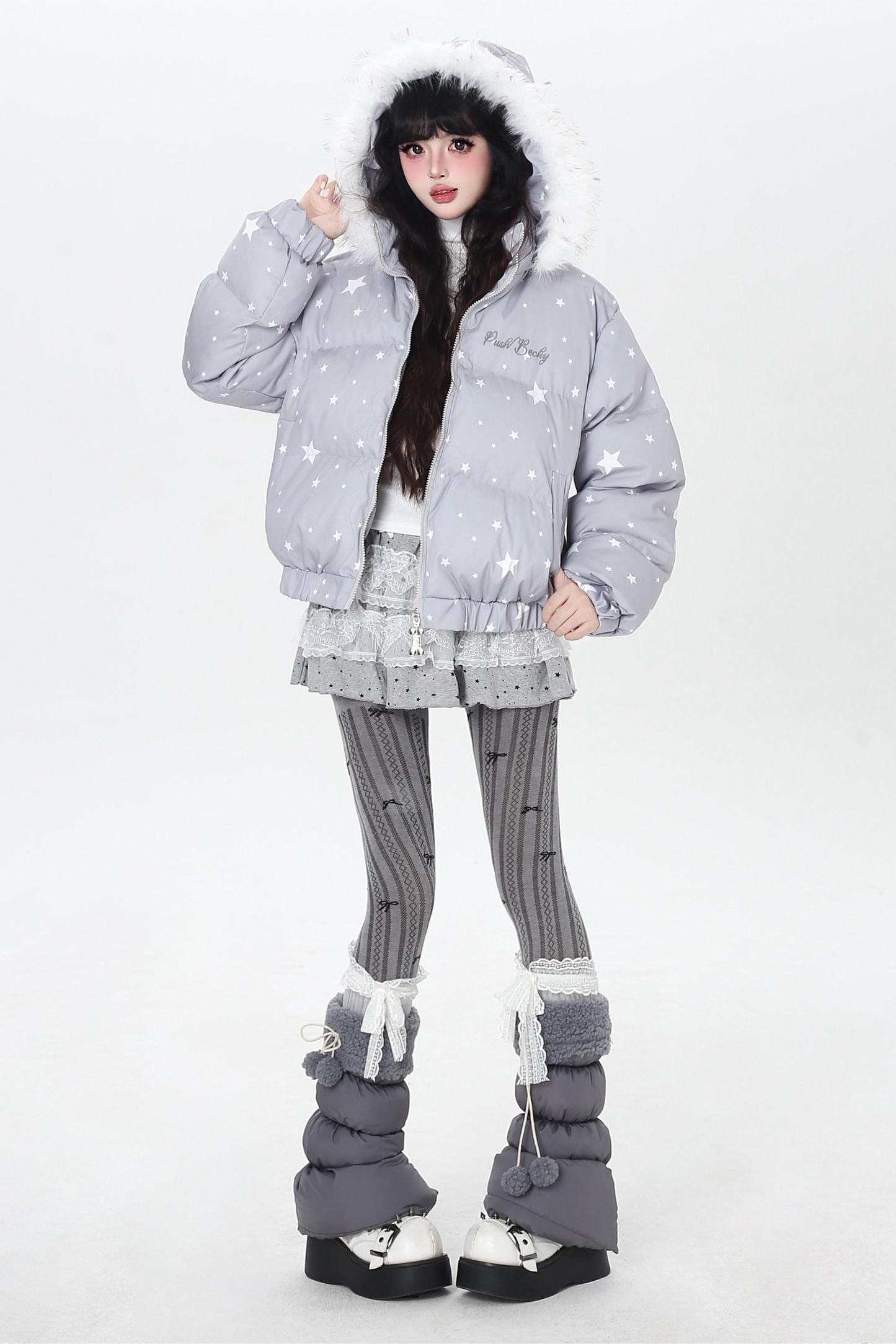 Star Design Down Jacket