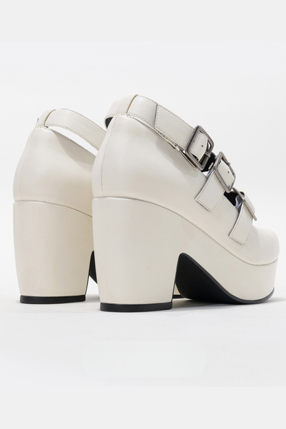 ゴシックベルトレザーシューズ