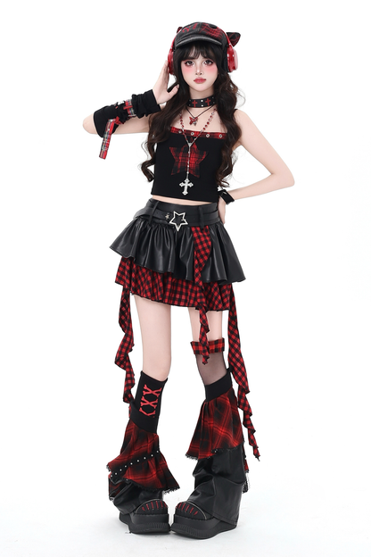 アシメティアード地雷スカート