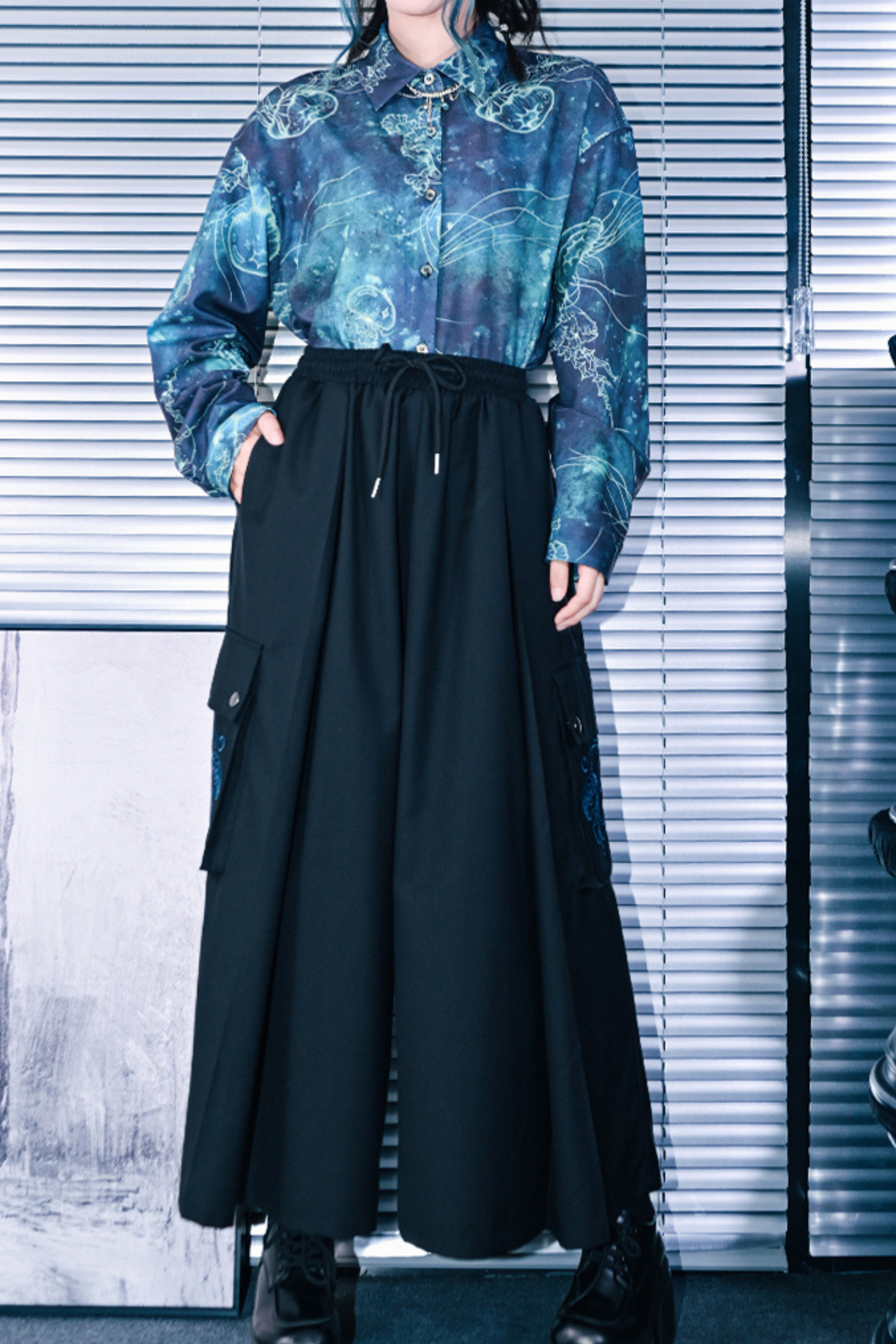 シックワイドレッグパンツ