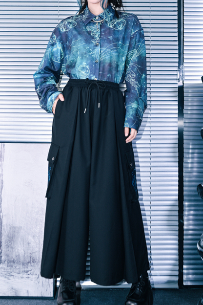 シックワイドレッグパンツ