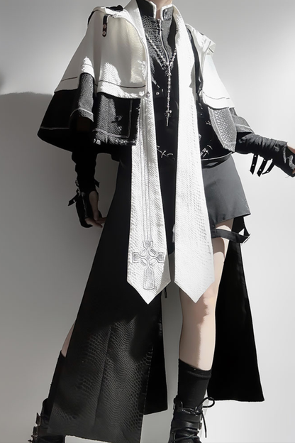 Gothic cape + shorts + long pants