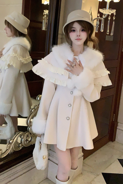 Fur Flair Pure White Coat